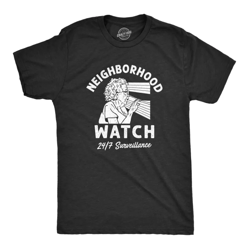 Neighborhood Watch Men's T Shirt sold by Crazy Dog T-Shirts