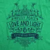 Mostly Peace Love And Light A Little Go Fuck Yourself Men's T Shirt sold by Crazy Dog T-Shirts