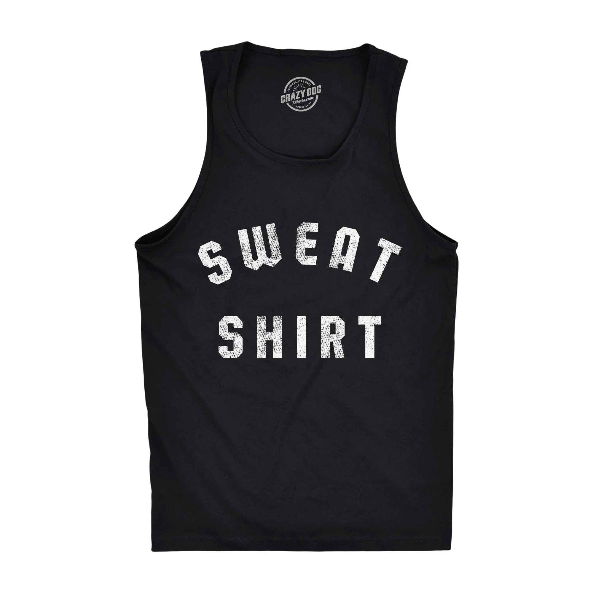Sweat Shirt Men's Tank Top sold by Crazy Dog T-Shirts