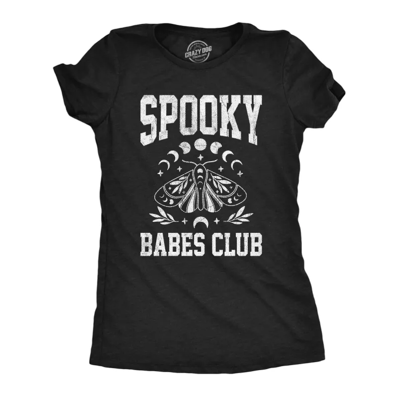 Spooky Babes Club Women's T Shirt sold by Crazy Dog T-Shirts