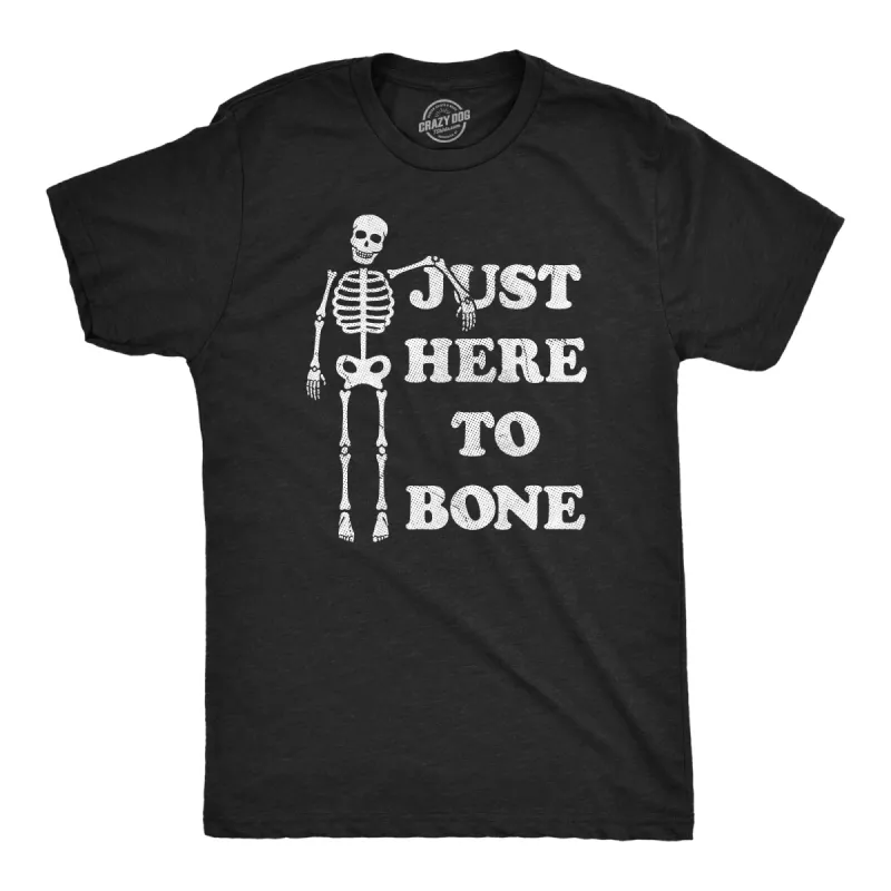 Just Here To Bone Men's T Shirt sold by Crazy Dog T-Shirts