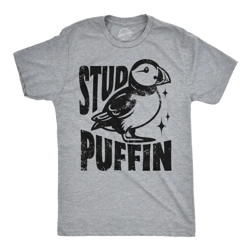Stud Puffin Men's T Shirt sold by Crazy Dog T-Shirts