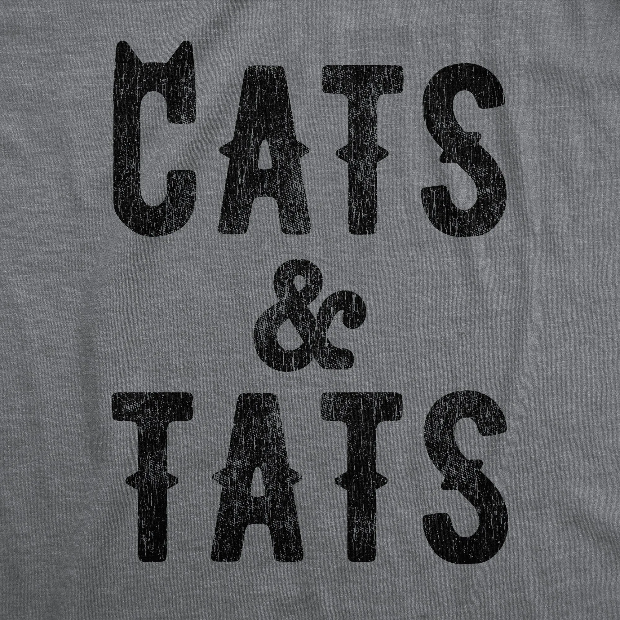 Cats And Tats Men's T Shirt sold by Crazy Dog T-Shirts product image thumbnail 2