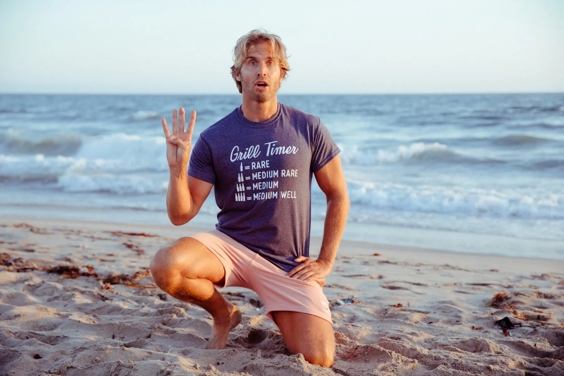 Grill Timer Men's T Shirt sold by Crazy Dog T-Shirts product image thumbnail 3