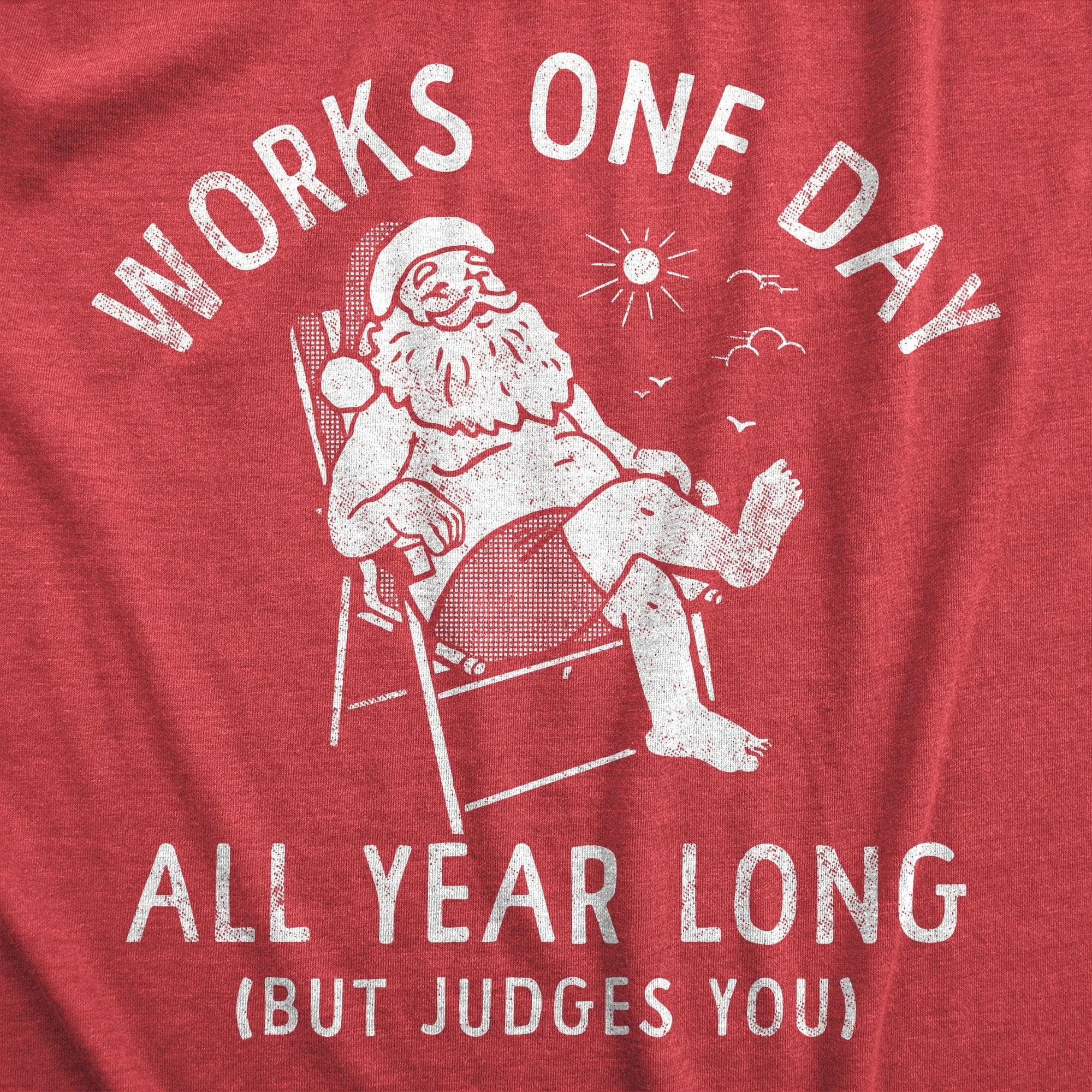 Works One Day All Year Long Women's T Shirt sold by Crazy Dog T-Shirts product image thumbnail 2