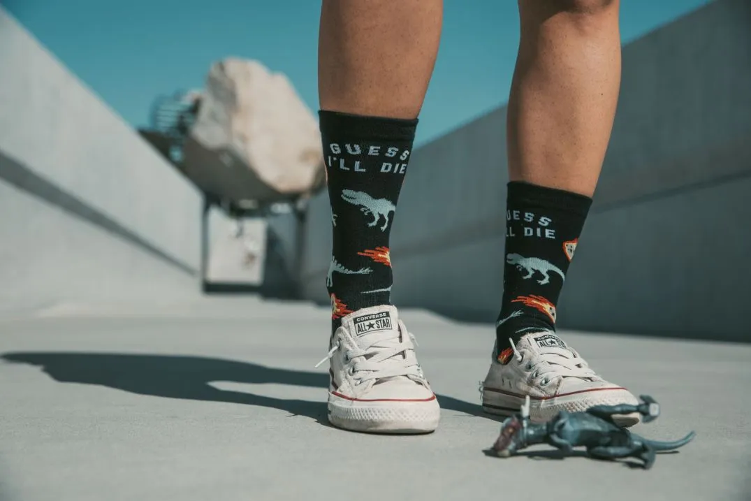 Womens Guess I'll Die Socks sold by Crazy Dog T-Shirts product image thumbnail 5