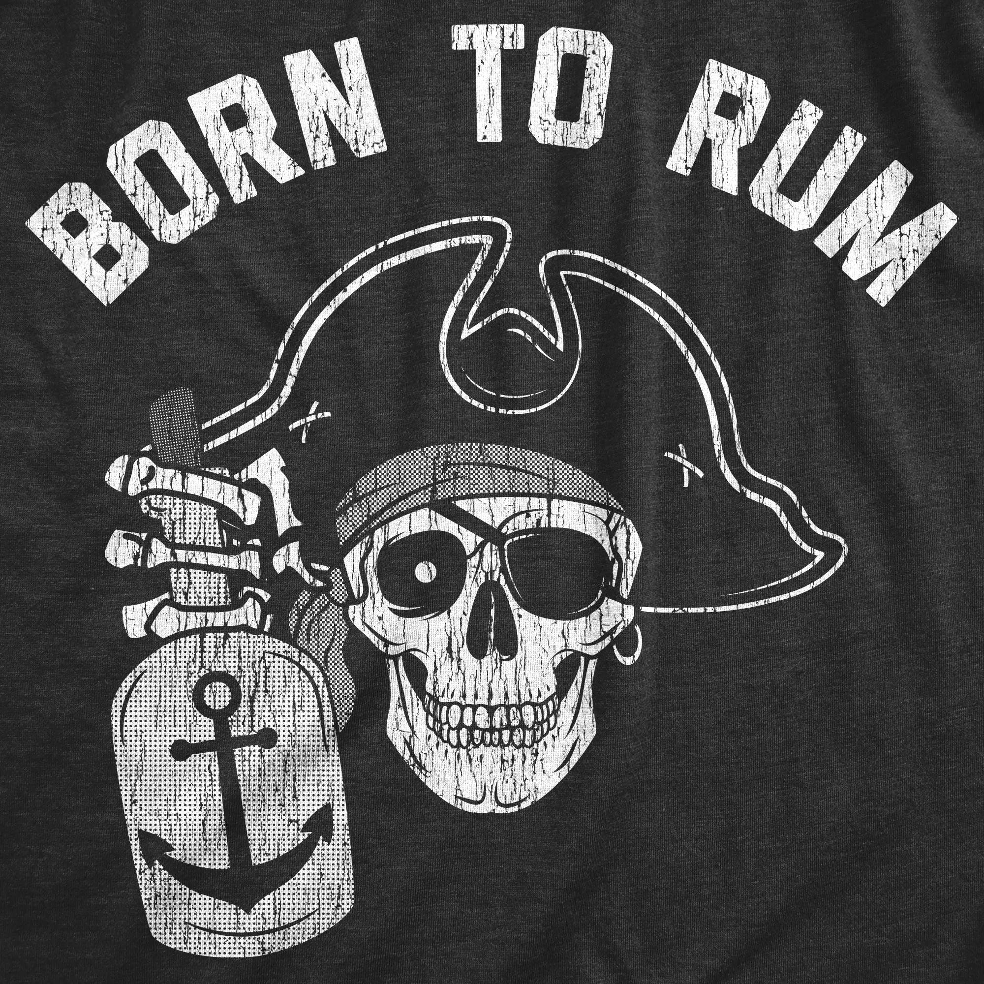 Born To Rum Men's T Shirt sold by Crazy Dog T-Shirts product image thumbnail 2