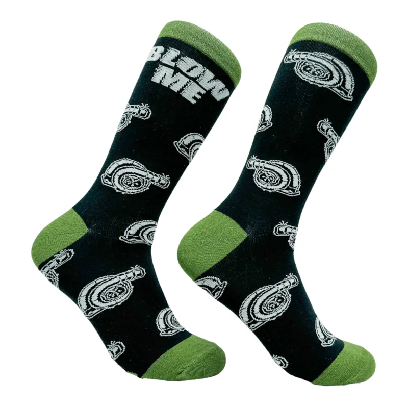 Men's Blow Me Turbo Socks sold by Crazy Dog T-Shirts