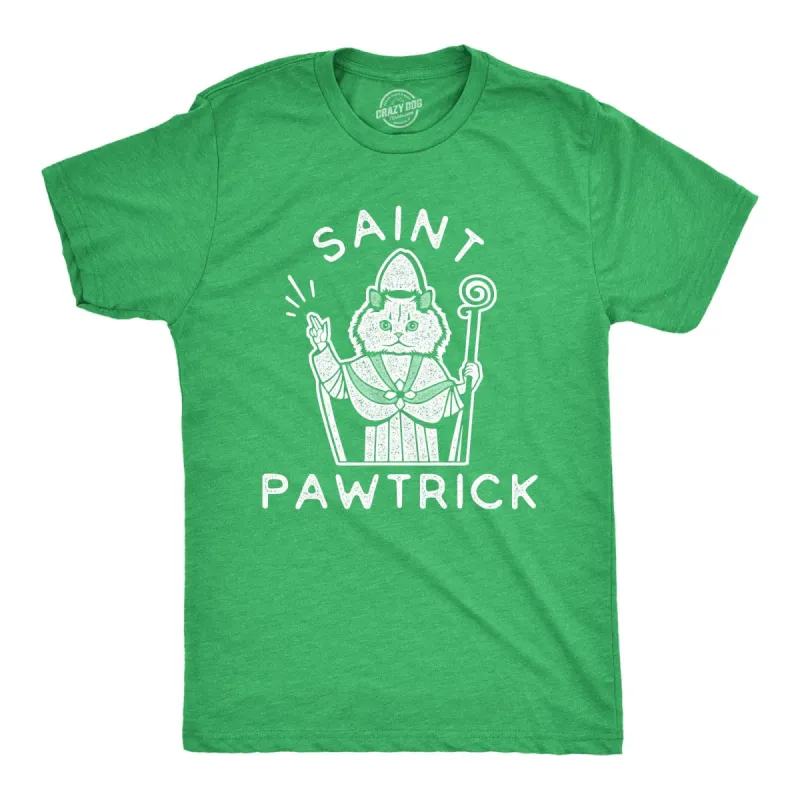 Saint Pawtrick Men's T Shirt sold by Crazy Dog T-Shirts
