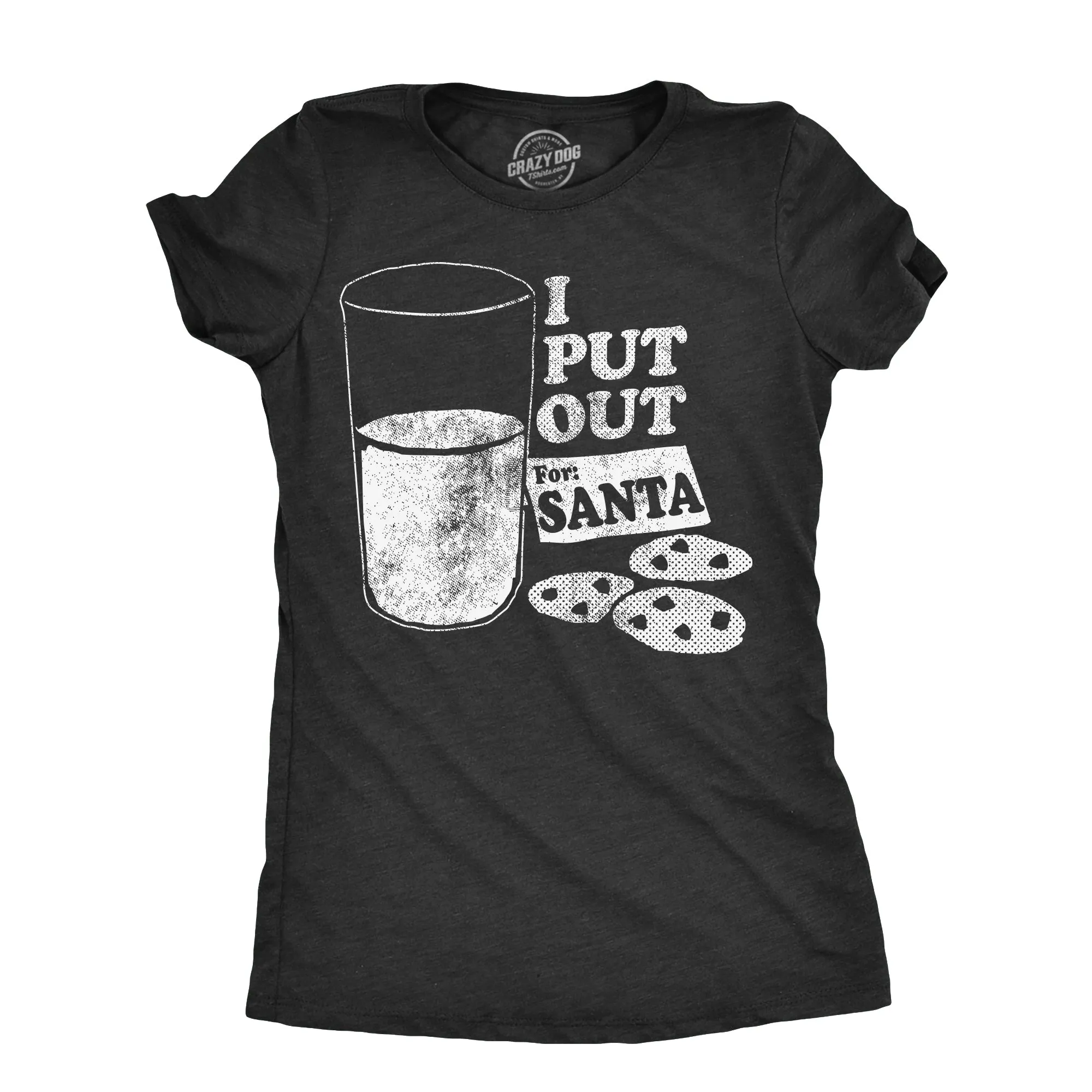 I Put Out For Santa Women's T Shirt sold by Crazy Dog T-Shirts product image thumbnail 5