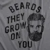 Beards They Grow On You Men's T Shirt sold by Crazy Dog T-Shirts