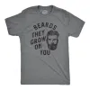 Beards They Grow On You Men's T Shirt sold by Crazy Dog T-Shirts
