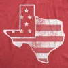 American Flag Texas Men's T Shirt sold by Crazy Dog T-Shirts