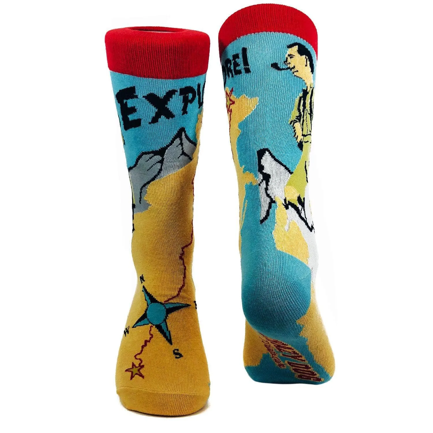 Mens Explore Socks sold by Crazy Dog T-Shirts