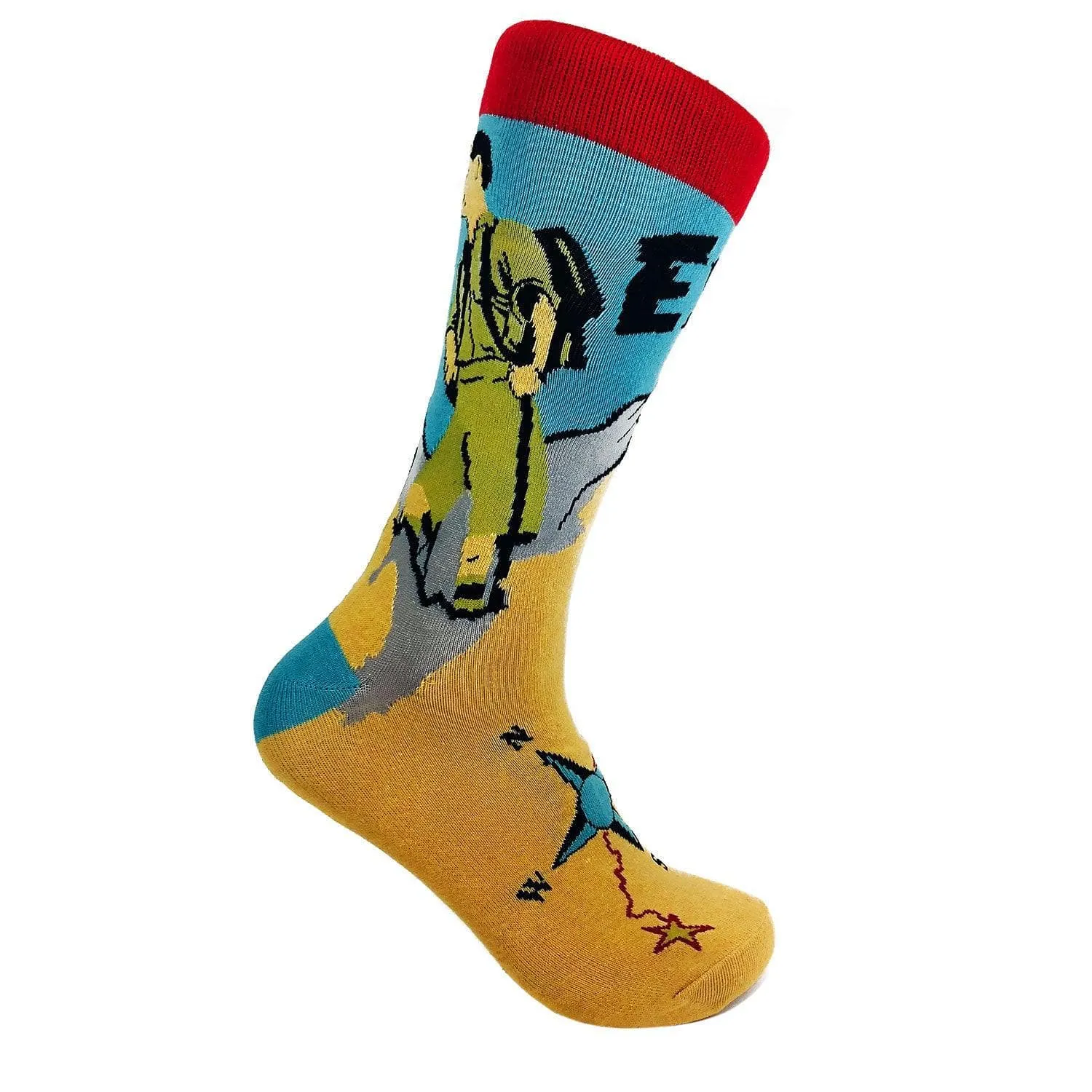 Mens Explore Socks sold by Crazy Dog T-Shirts product image thumbnail 2