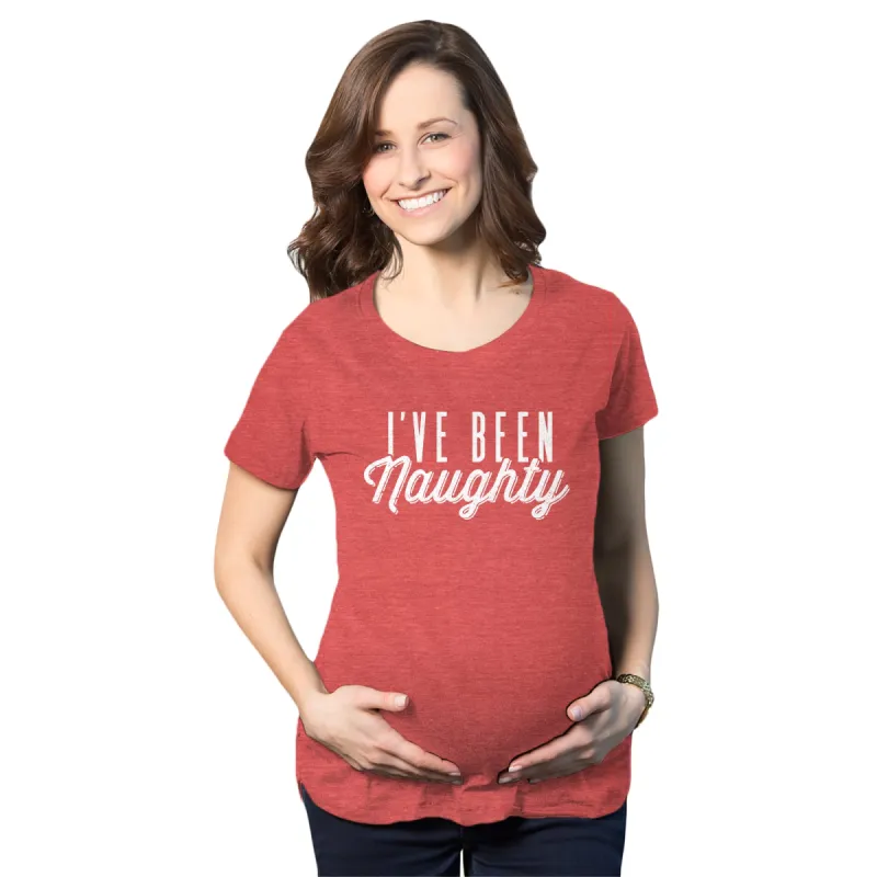 I've Been Naughty Maternity T Shirt sold by Crazy Dog T-Shirts