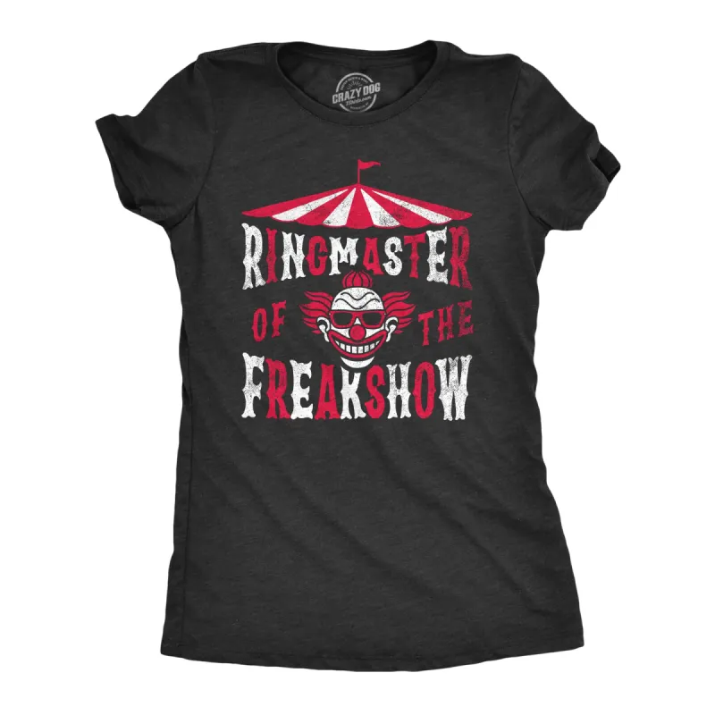Ringmaster Of The Freakshow Women's T Shirt sold by Crazy Dog T-Shirts