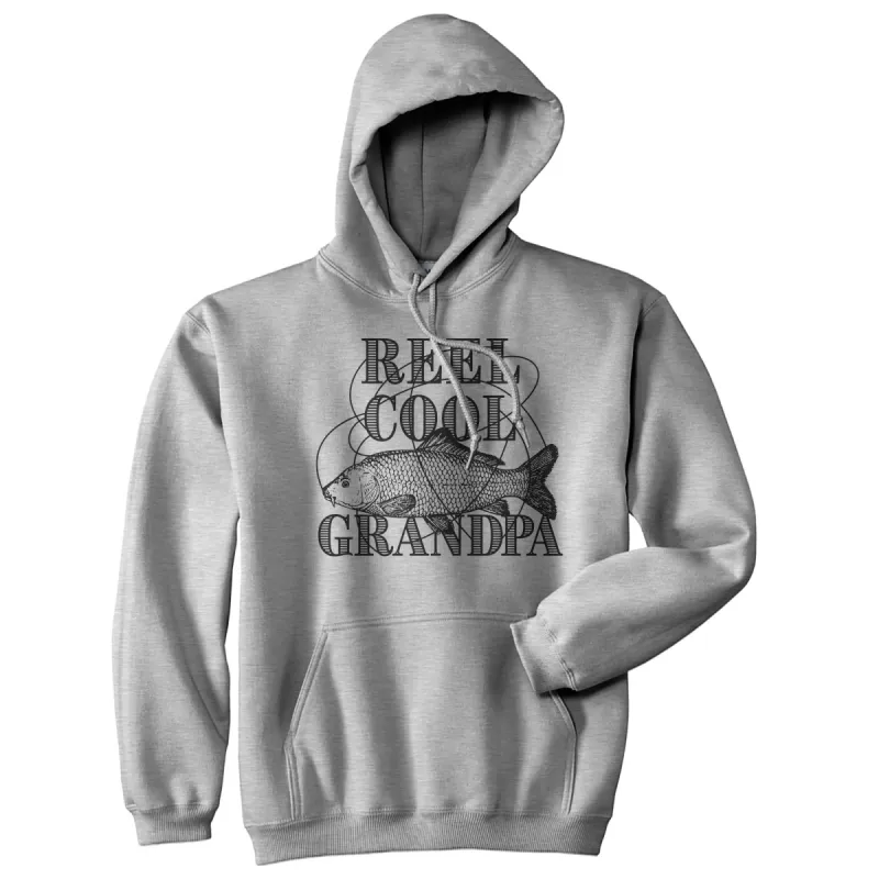 Reel Cool Grandpa Hoodie sold by Crazy Dog T-Shirts