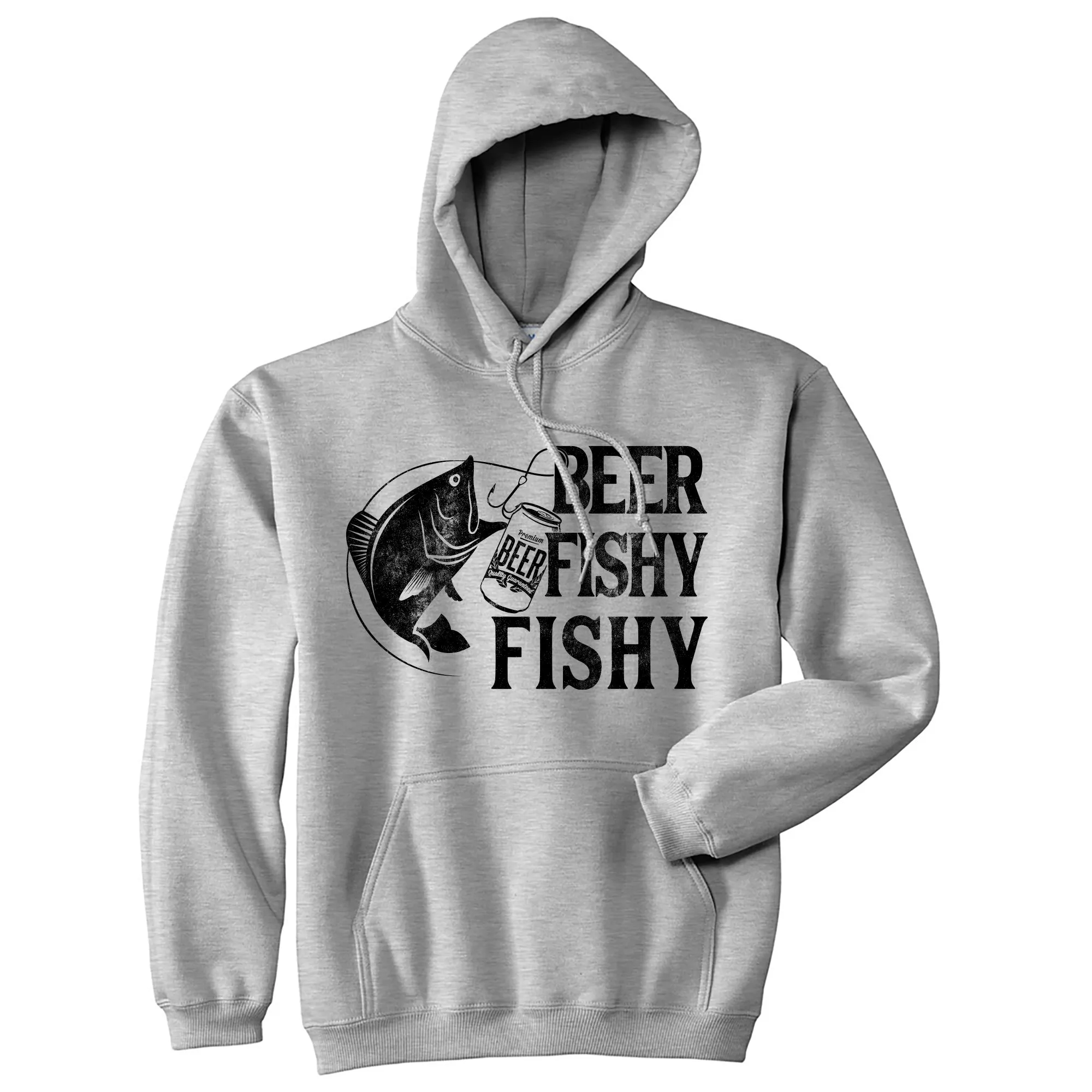 Beer Fishy Fishy Hoodie sold by Crazy Dog T-Shirts
