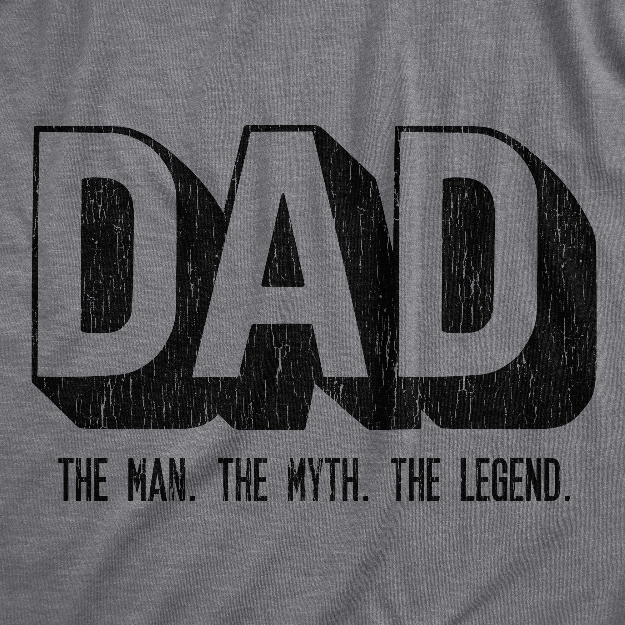 Dad The Man The Myth The Legend Men's T Shirt sold by Crazy Dog T-Shirts product image thumbnail 2