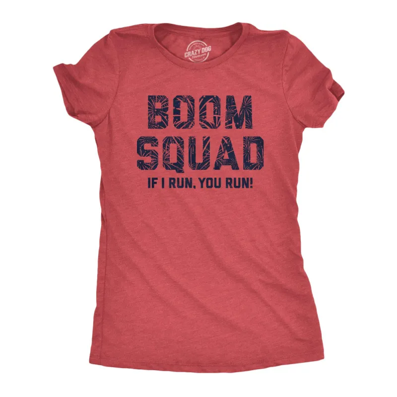 Boom Squad Women's T Shirt sold by Crazy Dog T-Shirts