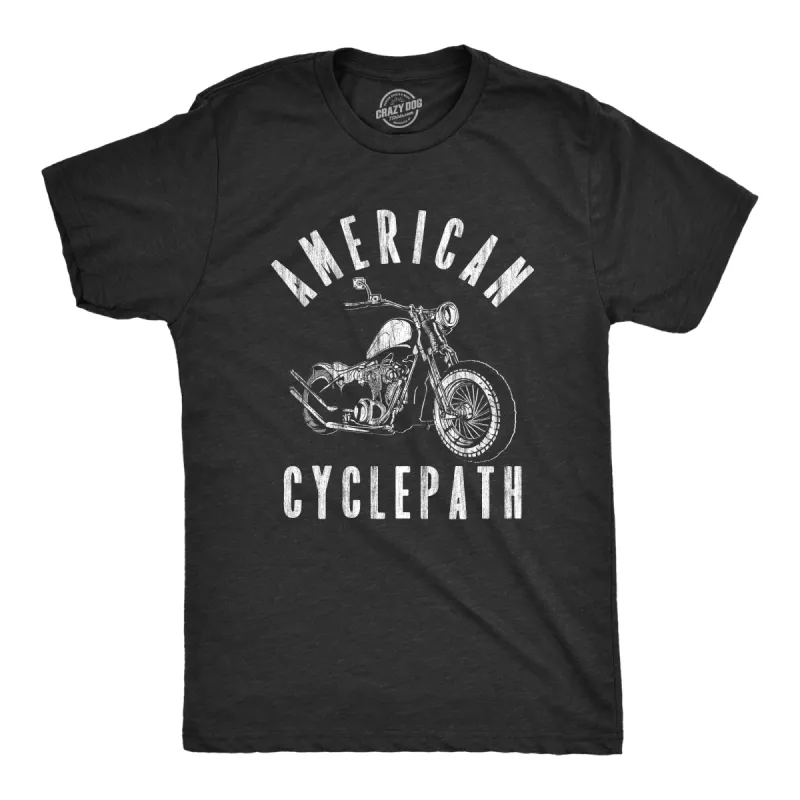 American Cyclepath Men's T Shirt sold by Crazy Dog T-Shirts