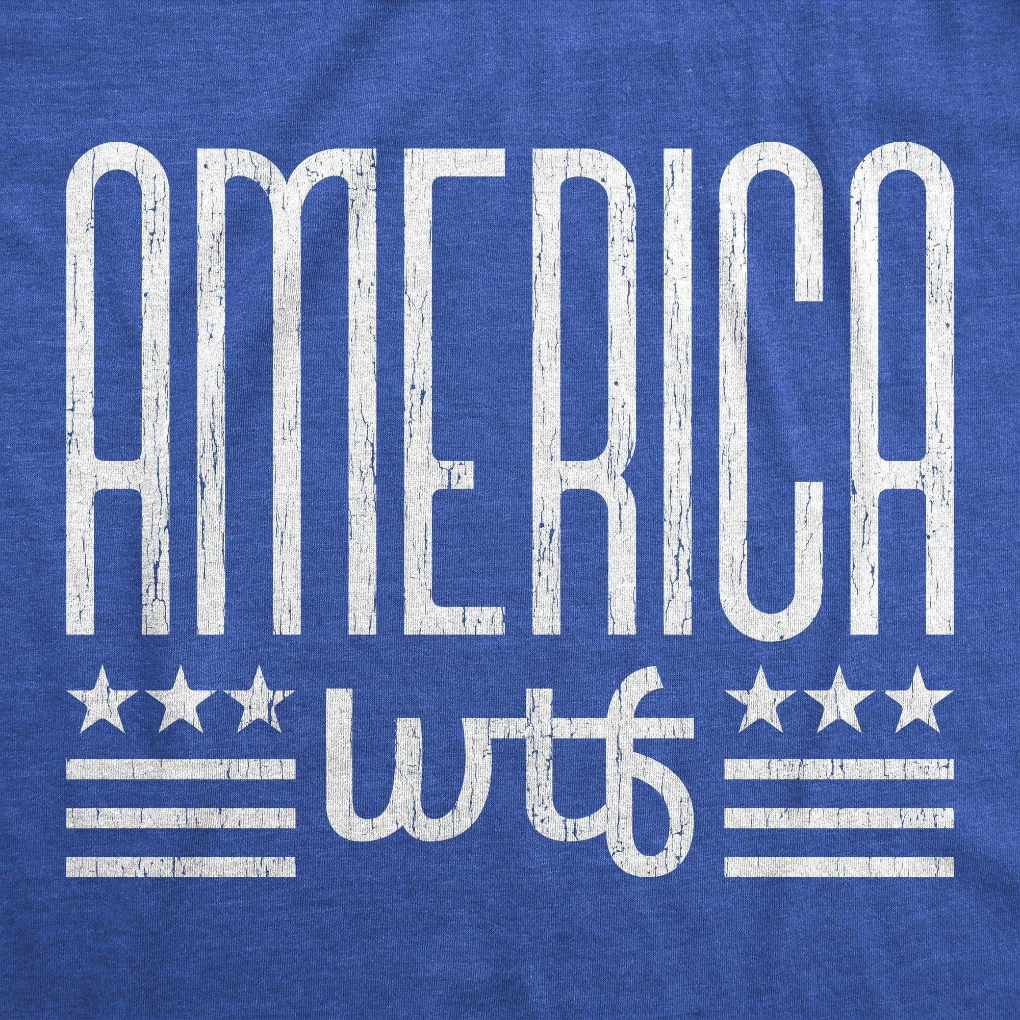 America WTF Men's T Shirt sold by Crazy Dog T-Shirts product image thumbnail 2
