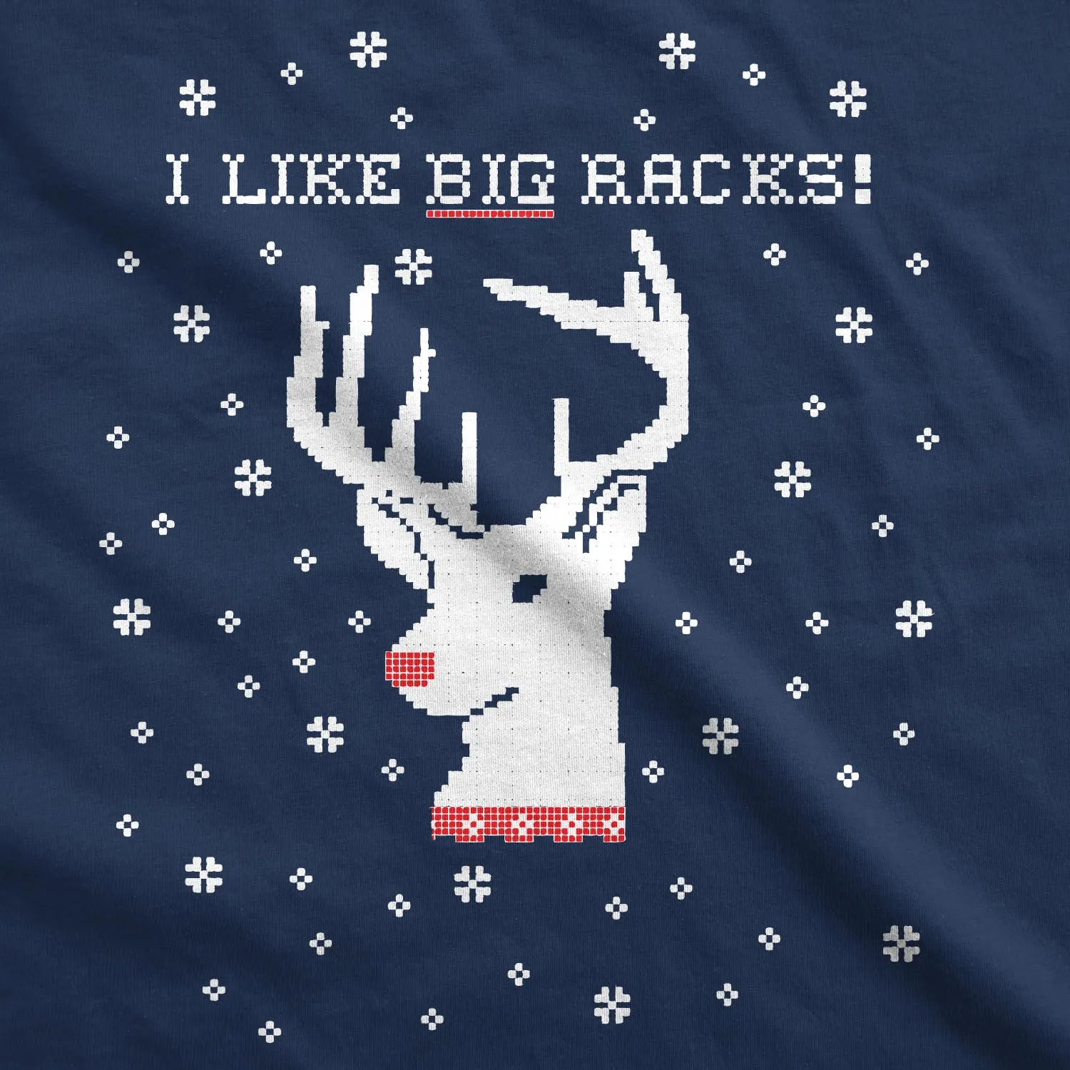 I Like Big Racks Crew Neck Sweatshirt sold by Crazy Dog T-Shirts product image thumbnail 2