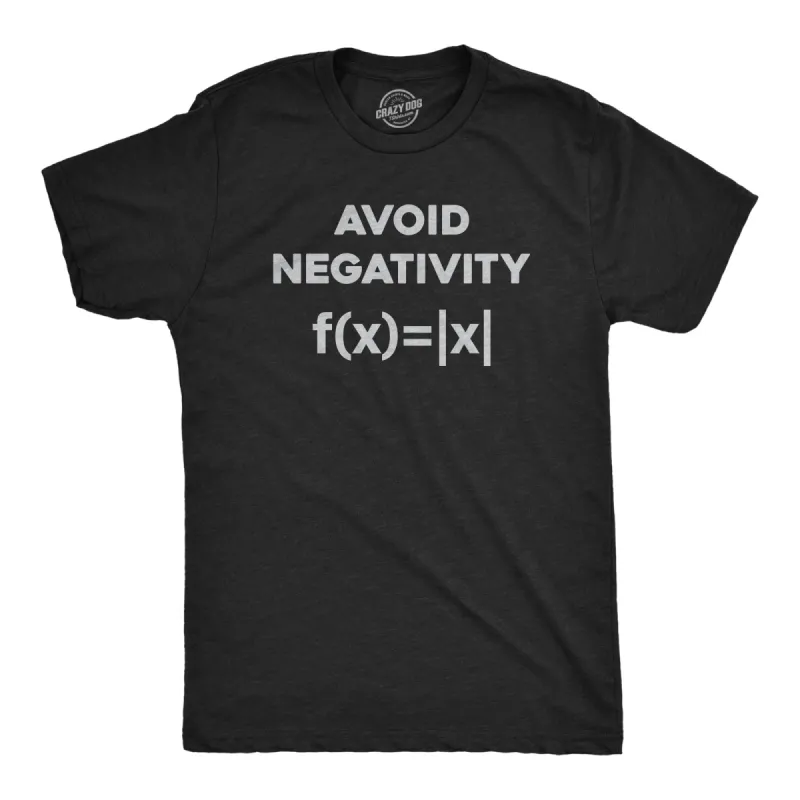 Avoid Negativity Men's T Shirt sold by Crazy Dog T-Shirts