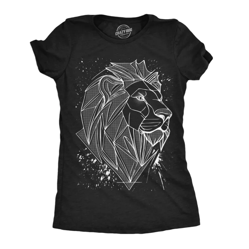 3D Lion Women's T Shirt sold by Crazy Dog T-Shirts