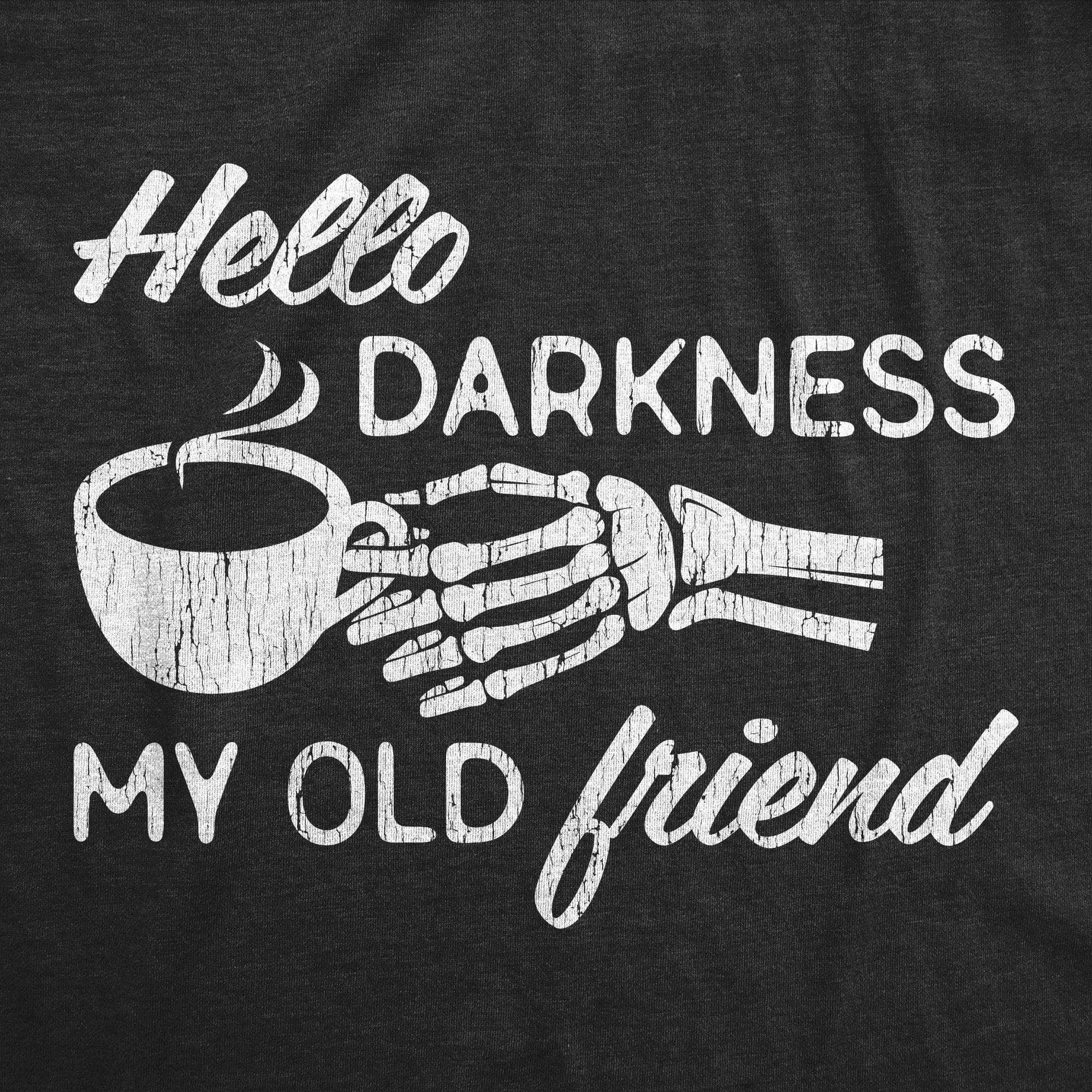Hello Darkness My Old Friend Men's T Shirt sold by Crazy Dog T-Shirts product image thumbnail 2