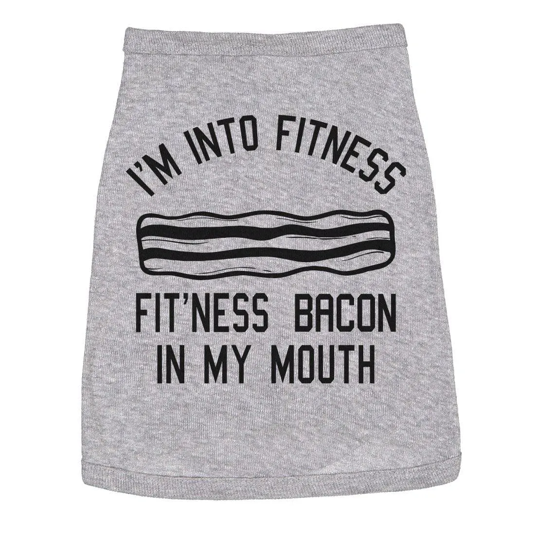 Fitness Bacon Dog Shirt sold by Crazy Dog T-Shirts product image thumbnail 2