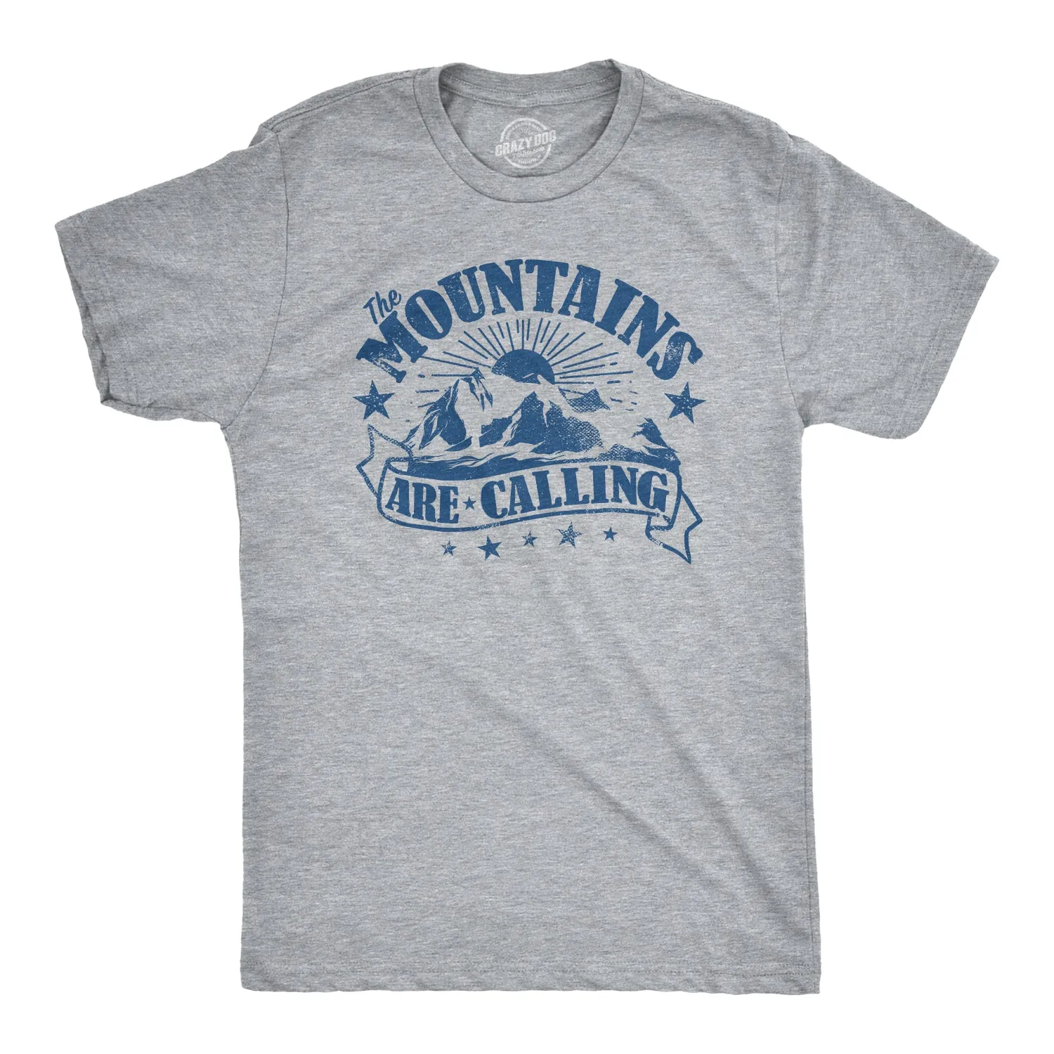 The Mountains Are Calling Men's T Shirt sold by Crazy Dog T-Shirts