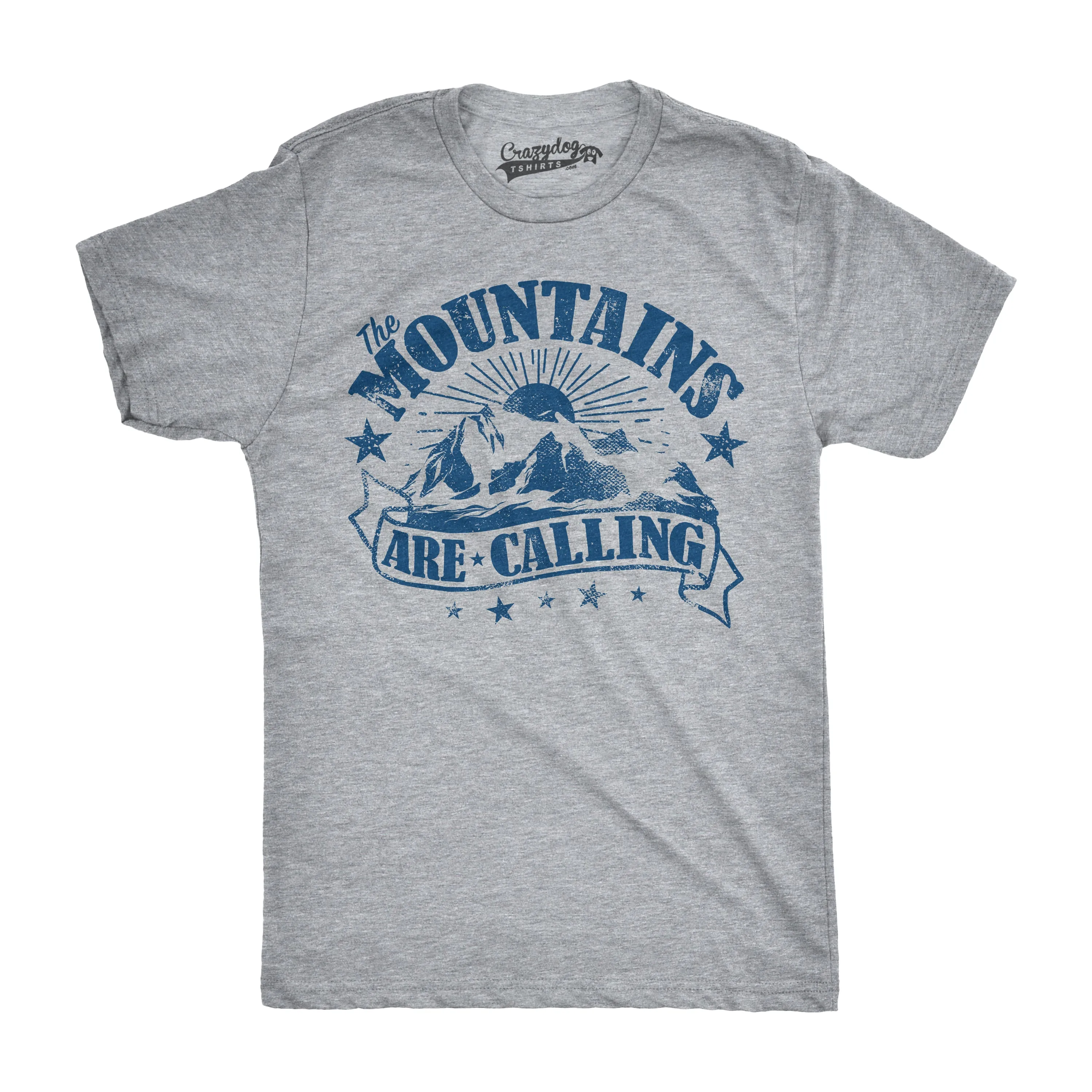 The Mountains Are Calling Men's T Shirt sold by Crazy Dog T-Shirts product image thumbnail 3