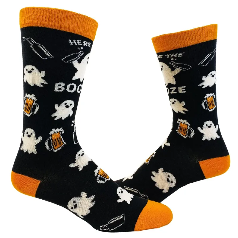 Womens Here For The Booze Socks sold by Crazy Dog T-Shirts
