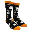 Womens Here For The Booze Socks sold by Crazy Dog T-Shirts