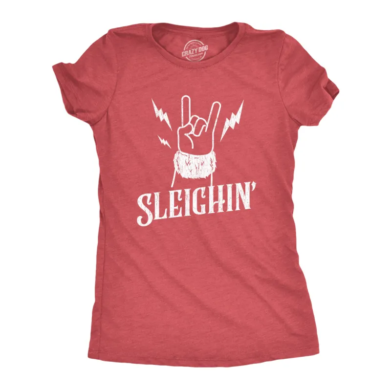 Sleighin Women's T Shirt sold by Crazy Dog T-Shirts