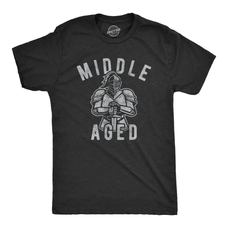 Middle Aged Men's T Shirt sold by Crazy Dog T-Shirts