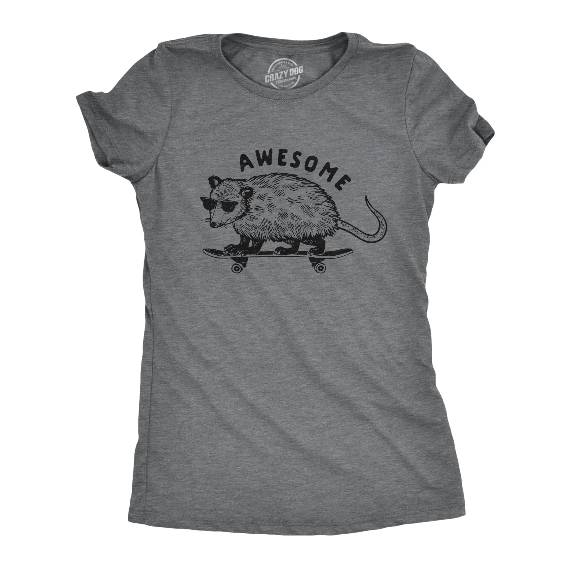 Awesome Opossum Women's T Shirt sold by Crazy Dog T-Shirts