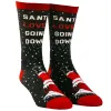 Men's Santa Loves Going Down Socks sold by Crazy Dog T-Shirts