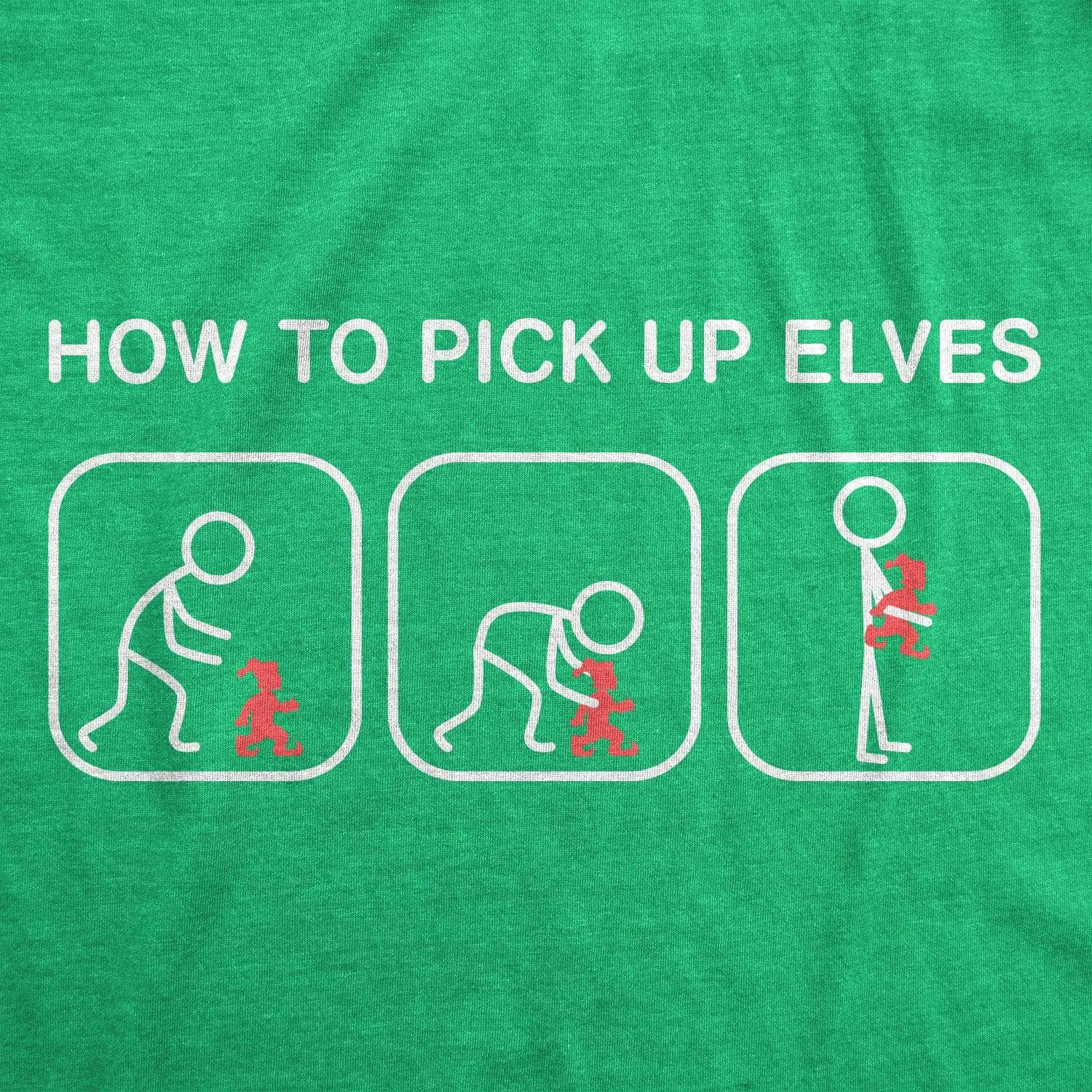 How To Pick Up Elves Men's T Shirt sold by Crazy Dog T-Shirts product image thumbnail 2