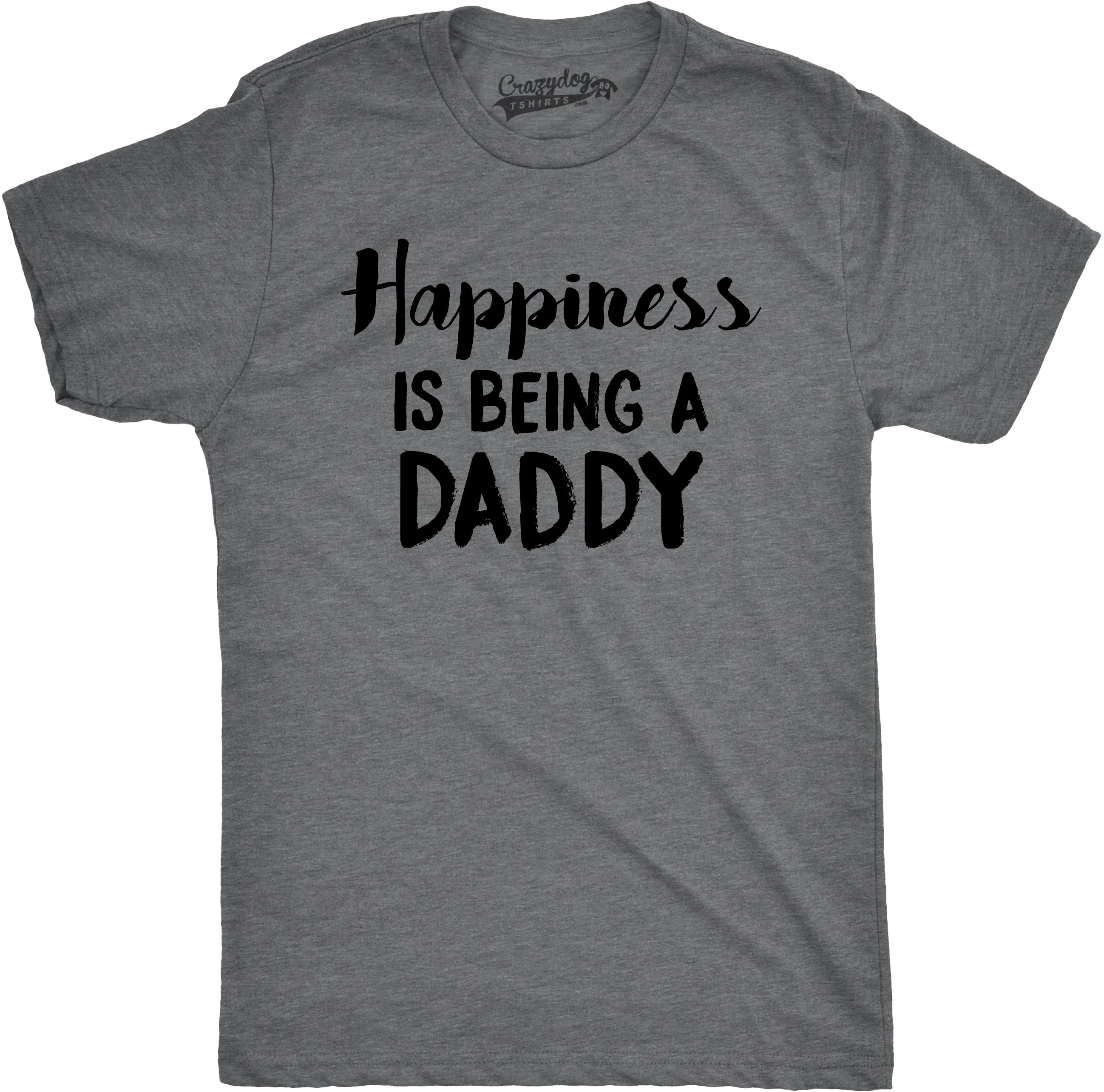 Happiness is Being a Daddy Men's T Shirt sold by Crazy Dog T-Shirts product image thumbnail 3