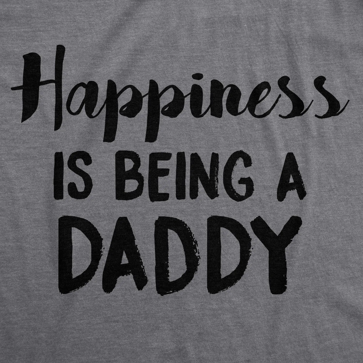 Happiness is Being a Daddy Men's T Shirt sold by Crazy Dog T-Shirts product image thumbnail 2