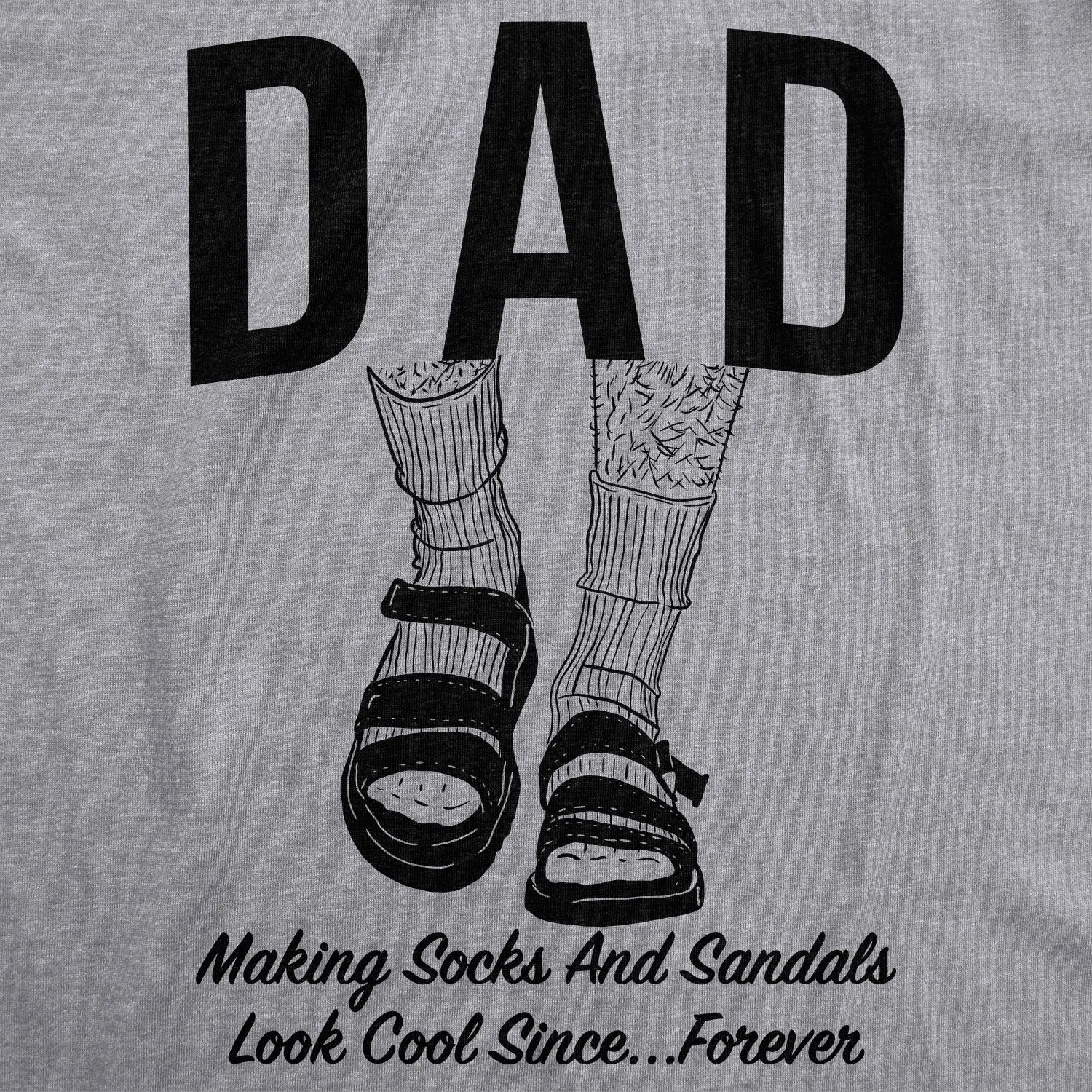 Dad Socks and Sandals Men's T Shirt sold by Crazy Dog T-Shirts product image thumbnail 2