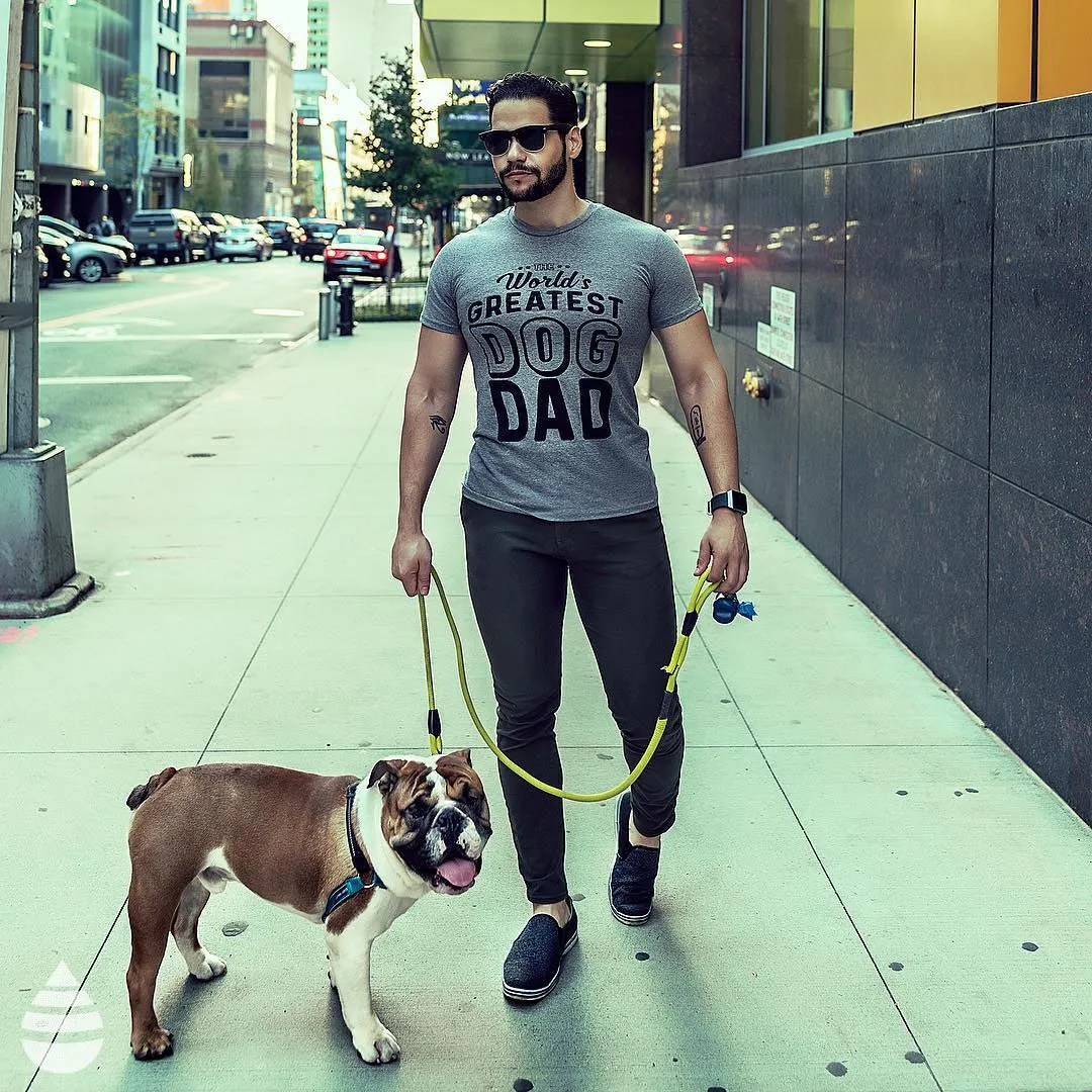 World's Greatest Dog Dad Men's T Shirt sold by Crazy Dog T-Shirts product image thumbnail 3