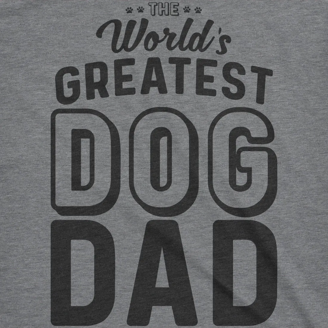 World's Greatest Dog Dad Men's T Shirt sold by Crazy Dog T-Shirts product image thumbnail 2
