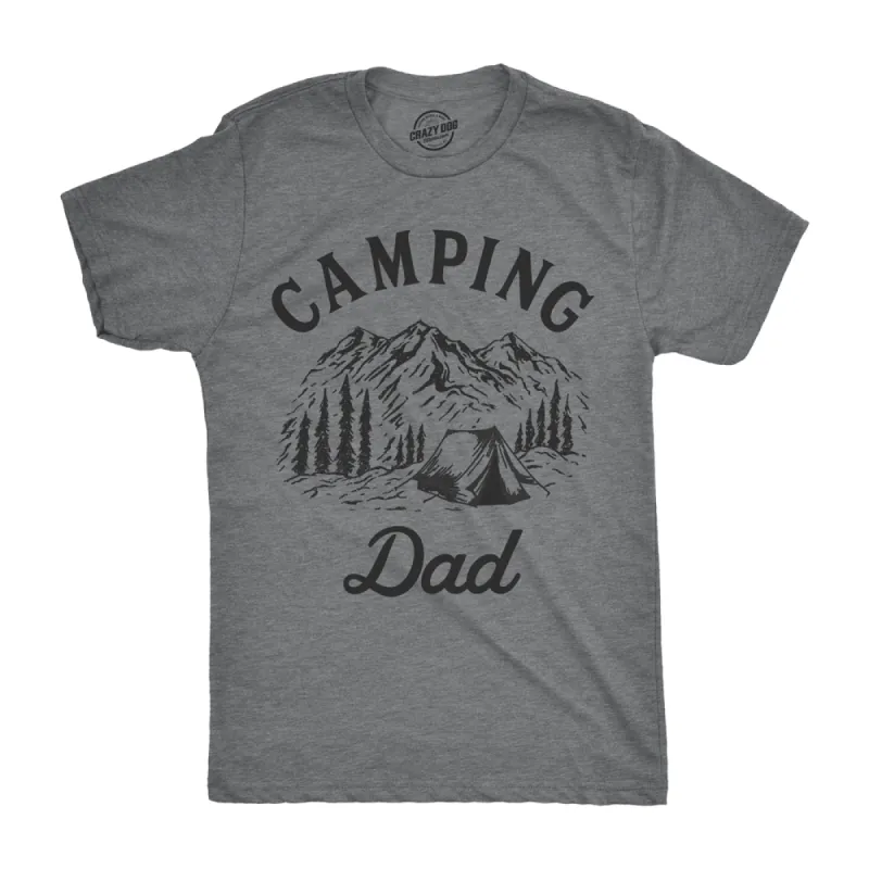 Camping Dad Men's T Shirt sold by Crazy Dog T-Shirts