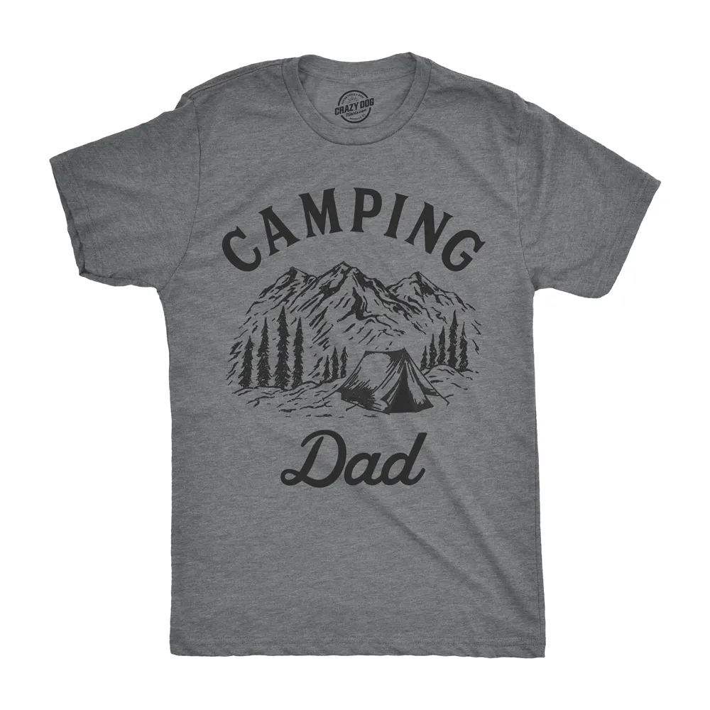 Camping Dad Men's T Shirt sold by Crazy Dog T-Shirts