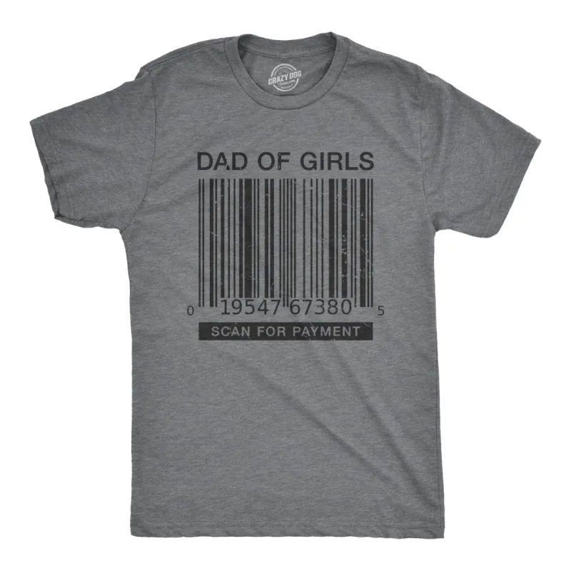 Dad Of Girls Men's T Shirt sold by Crazy Dog T-Shirts