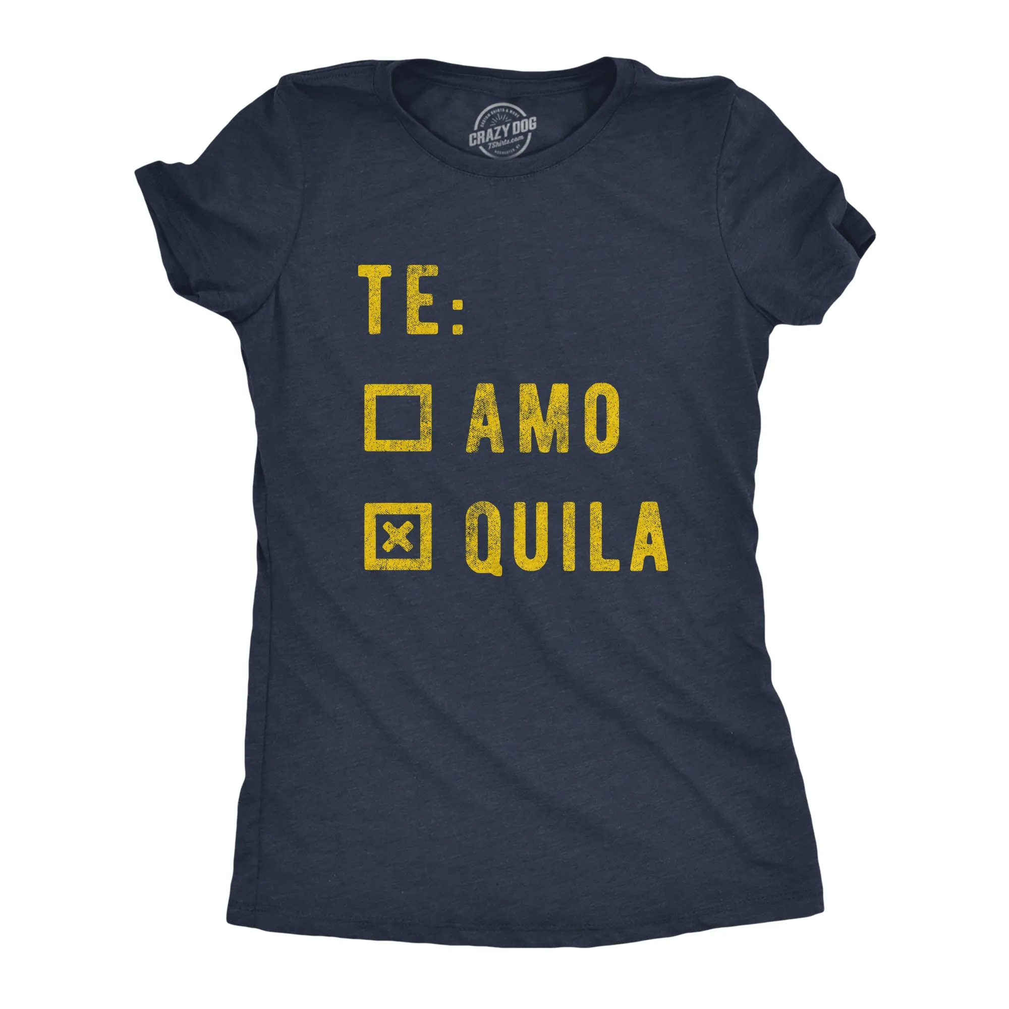 Te Amo Tequila Women's T Shirt sold by Crazy Dog T-Shirts